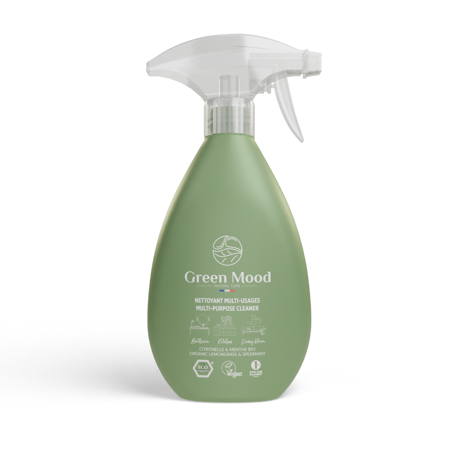 Spray nettoyant multi-usages écologique citronnelle et menthe